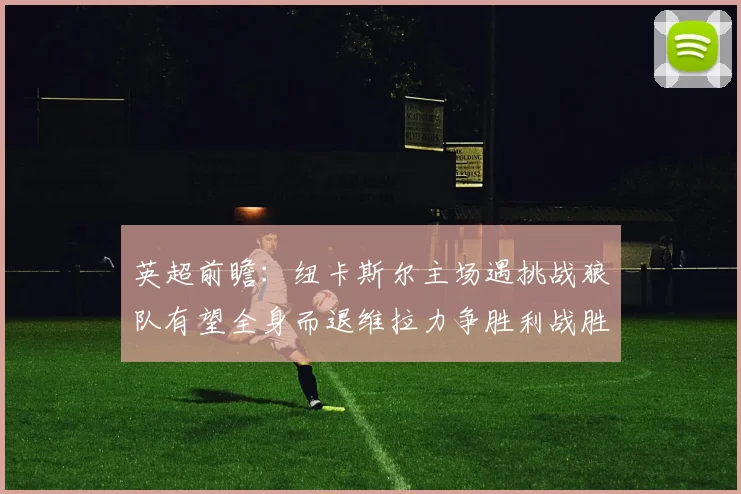 英超前瞻：纽卡斯尔主场遇挑战狼队有望全身而退维拉力争胜利战胜埃弗顿